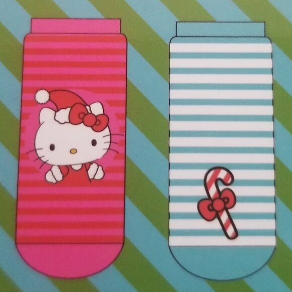 Hello Kitty 6 pack No Show Socks - Picture 6 of 9